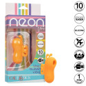 Waterproof silicone finger stimulator 10 vibrations Neon Vibes orangeNon-contact stimulators