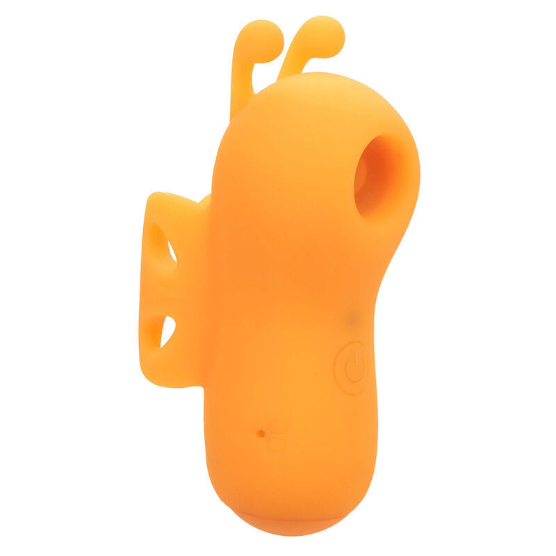 Waterproof silicone finger stimulator 10 vibrations Neon Vibes orangeNon-contact stimulators