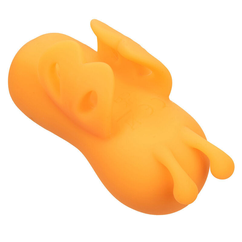 Waterproof silicone finger stimulator 10 vibrations Neon Vibes orangeNon-contact stimulators