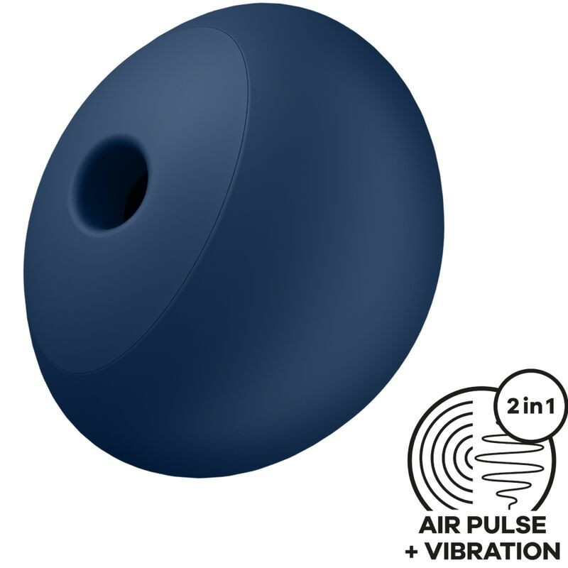 Druckwellen-Klitorisstimulator + Vibrator Air Power 4 blauBerührungslose Stimulatoren