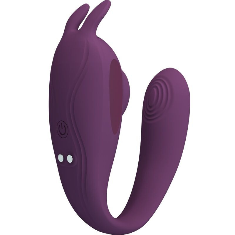 C-förmiger App-Vibrator Klitoris & G-Punkt Pretty Love Shey lilaBerührungslose Stimulatoren