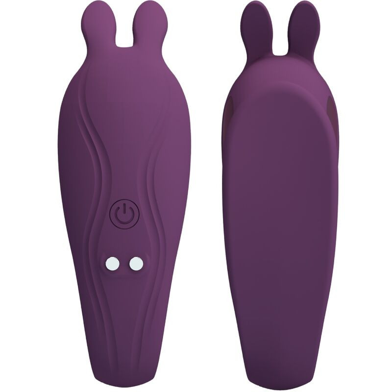 Vibrador conectado em C clitóris ponto G Pretty Love Shey roxoEstimuladores sem contacto