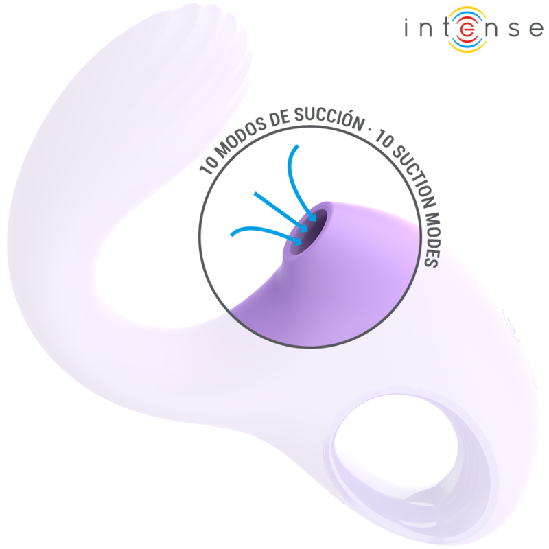 Estimulador clitoriano INTENSE Baxter violeta com sucção e vibraçãoEstimuladores sem contacto