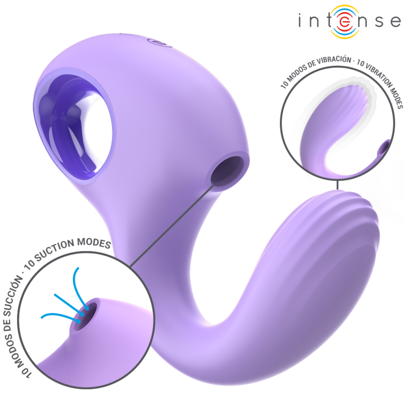 Baxter Intense purple clitoral stimulator suction & vibrationNon-contact stimulators