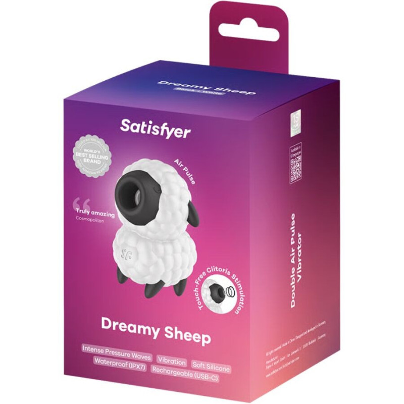 Estimulador de clítoris de aire pulsado Dreamy Sheep Satisfyer USB-CEstimuladores sin contacto