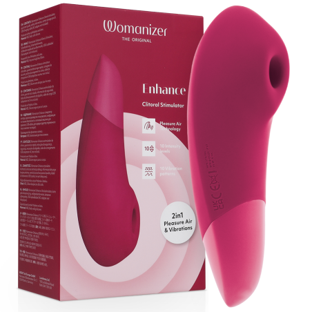 Womanizer Enhance Air + vibrations, hot pinkNon-contact stimulators
