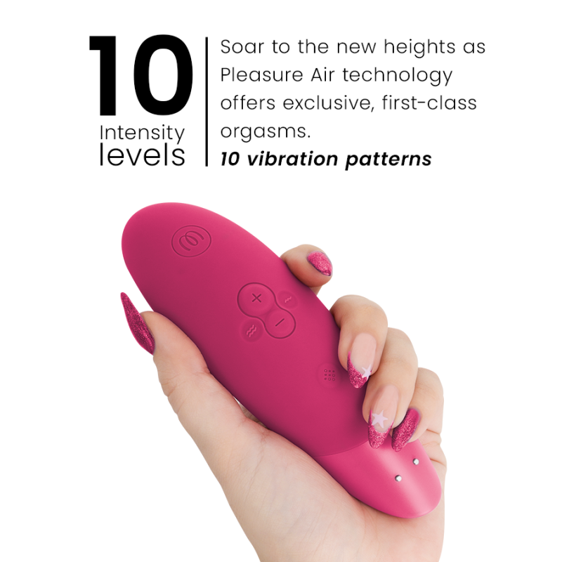 Womanizer Enhance Air + vibraciones, rosa intensoEstimuladores sin contacto