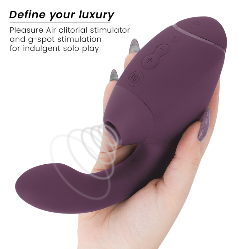 Womanizer Next Duo stimolatore clitoride e punto G Rosa NebbiaStimolatori senza contatto