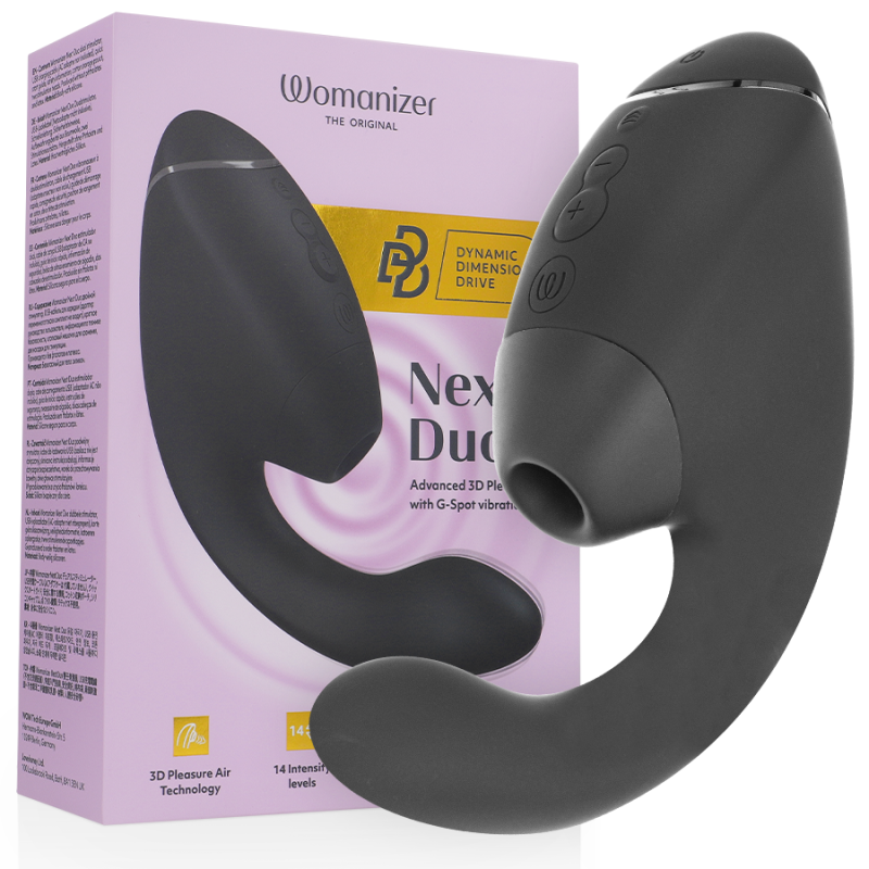 Womanizer Next Duo clitoral & G-spot stimulator Misty RoseNon-contact stimulators
