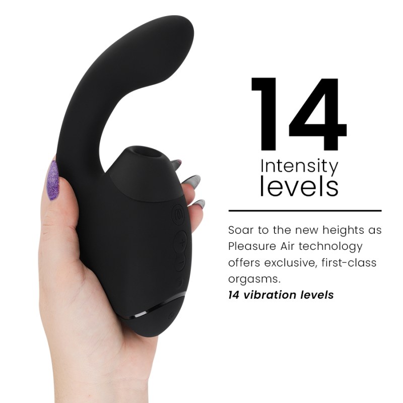 Womanizer Next Duo stimolatore clitoride e punto G Rosa NebbiaStimolatori senza contatto