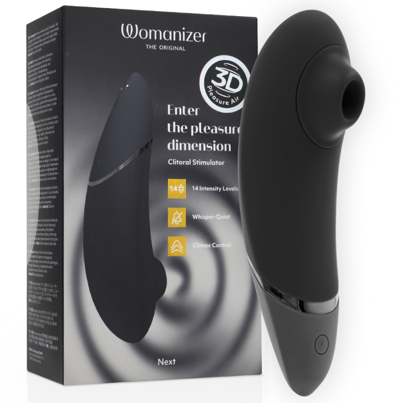 Womanizer Next negro - estimulador de clítoris 3D de aire pulsadoEstimuladores sin contacto