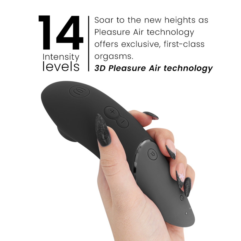 Womanizer Next preto - estimulador clitoriano 3D a ar pulsadoEstimuladores sem contacto