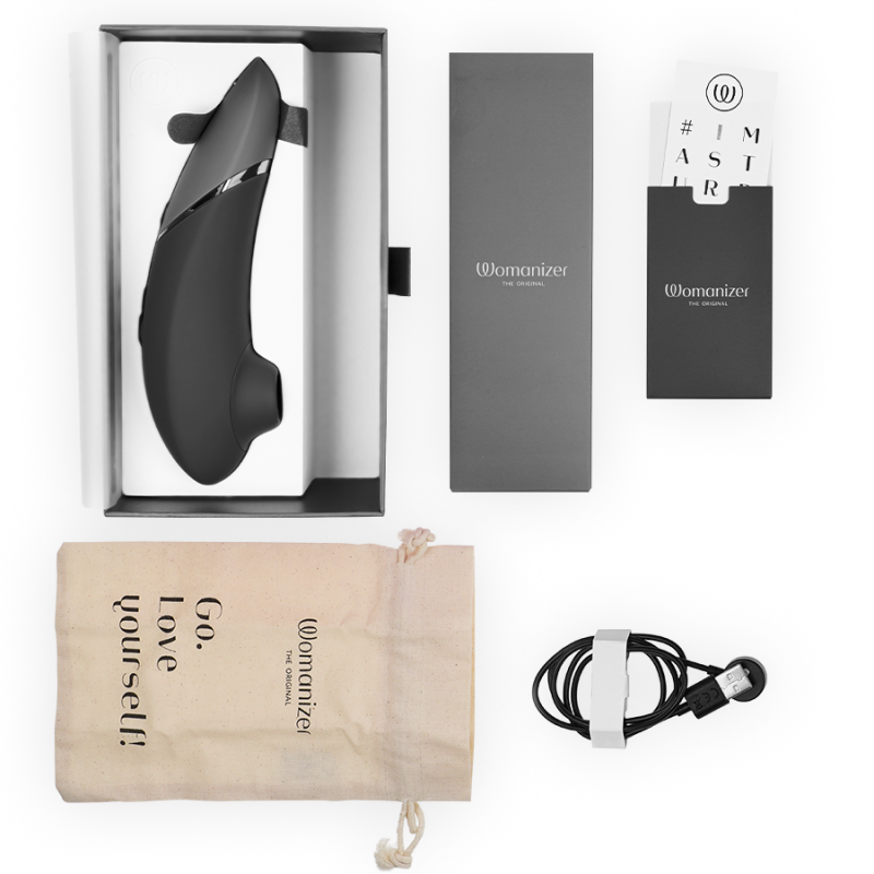 Stimulateur clitoridien Womanizer Next noir à air pulsé 3DStimulateurs sans contact