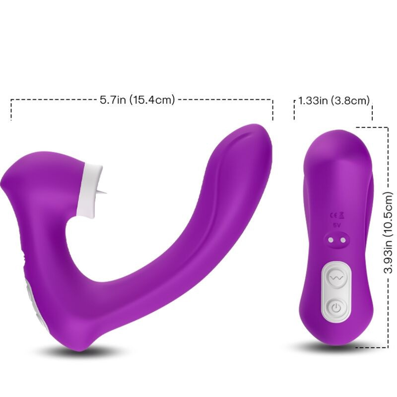 Gebogener Klitorisstimulator ARMONY SecretKiss fuchsia USBBerührungslose Stimulatoren