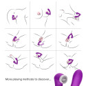 Stimolatore clitorideo curvo ARMONY SecretKiss fucsia USBStimolatori senza contatto
