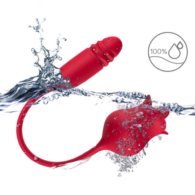 Stimulator clitoriano Armony Roselip Red sucção + vibraçãoEstimuladores sem contacto