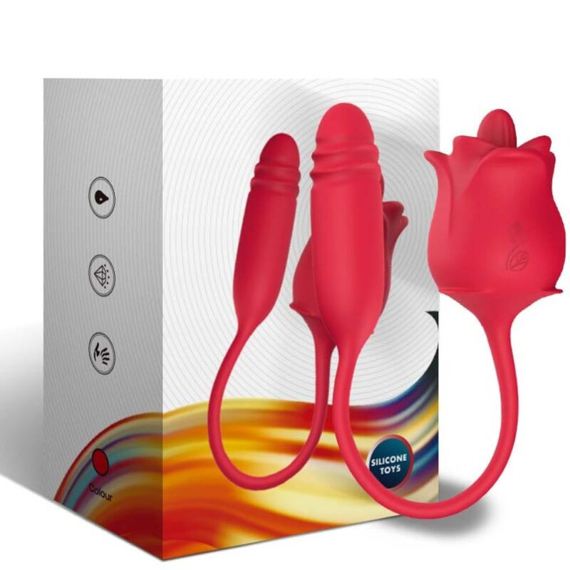Stimolatore clitorideo 3-in-1 ARMONY rosa con suzione e ovettoStimolatori senza contatto