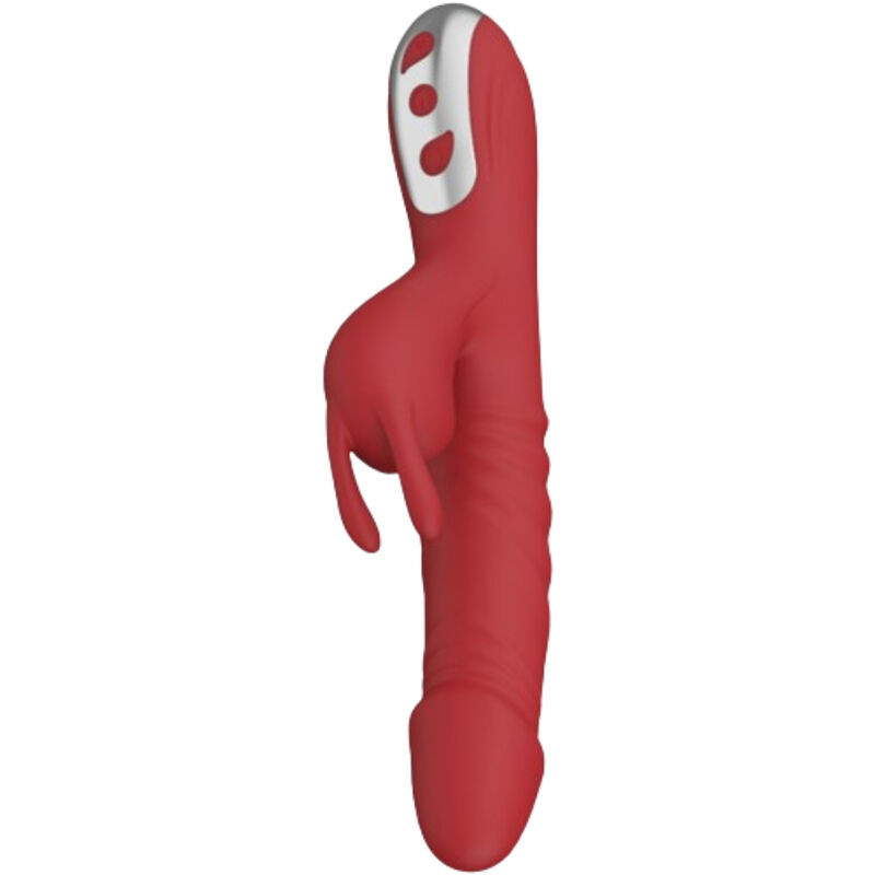 Vibrador rabbit com sucção Armony Suck bordô, vibra e giraEstimuladores sem contacto