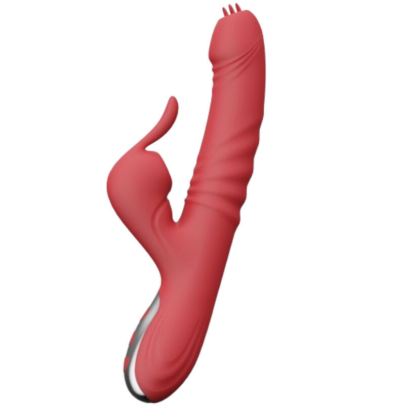 Vibrador com sucção e rotação Armony Suck bordô, línguaEstimuladores sem contacto