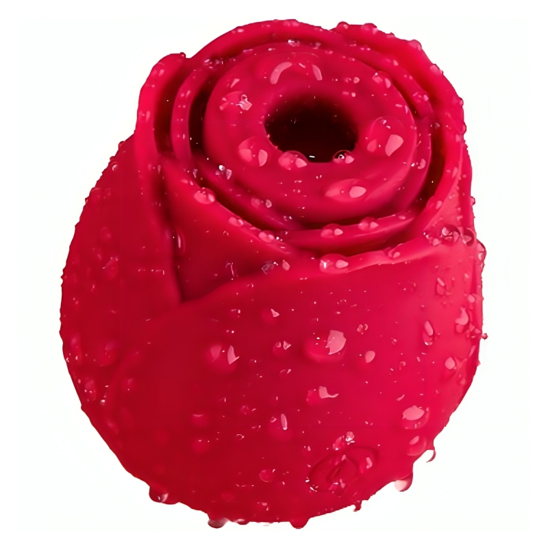 Vibromasseur à succion Armony Delight Flower rouge, 10 modes compactsStimulateurs sans contact