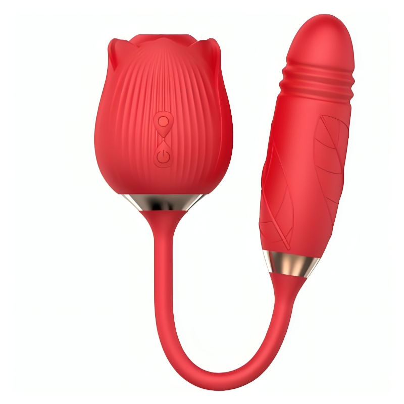 Delight Flower Armony suction thrust vibrator, redNon-contact stimulators