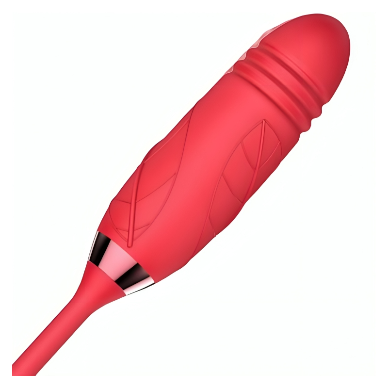 Vibromasseur suction et va-et-vient Delight Flower Armony rougeStimulateurs sans contact