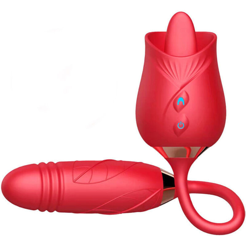 Armony Delight Flower thrusting suction vibrator redNon-contact stimulators