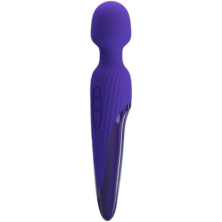 Heizender Wand-Vibrator violett Pretty Love Antony, 7 ModiMasseur Magic Wand