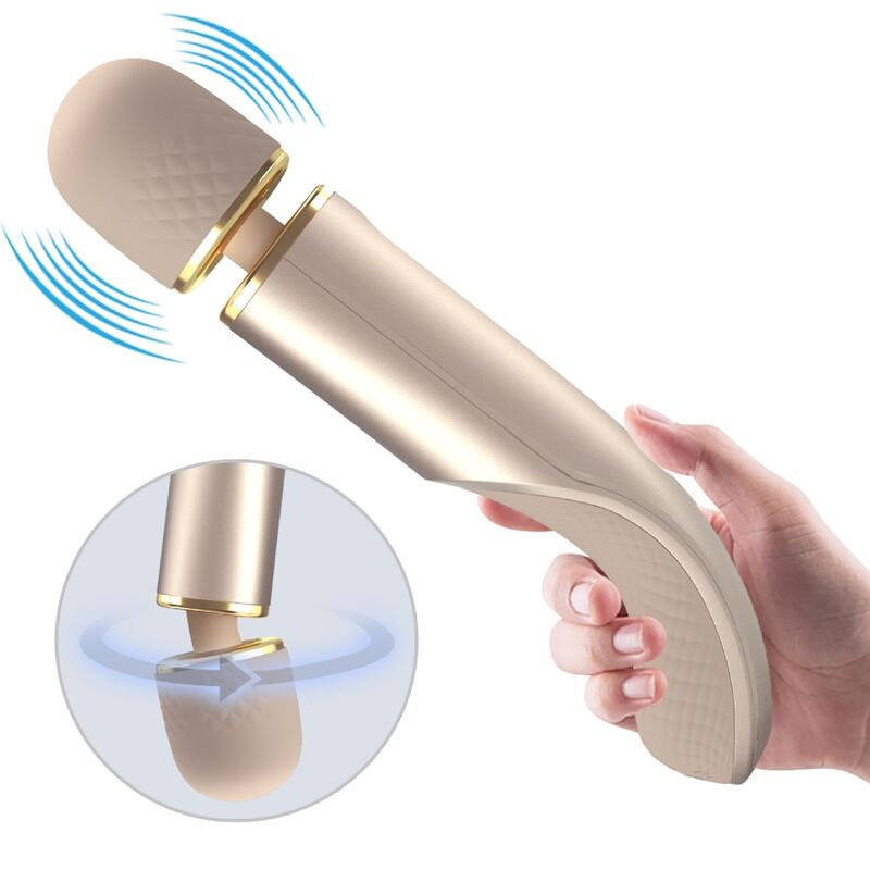 Pretty Love Champagne Vibrator-Massager, 7 Modi, Silikon USBMasseur Magic Wand