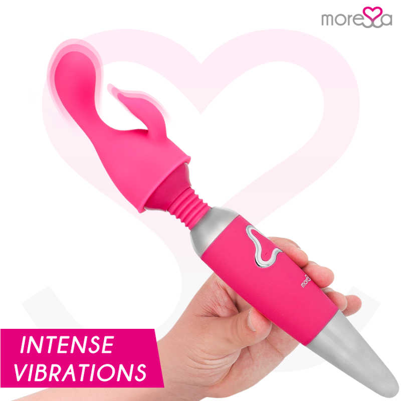 Vibratore ricaricabile in silicone premium Moressa Odilon 25 cmMassaggiatore Magic Wand
