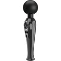 Vibratore wand ricaricabile Pretty Love Skyler nero, LCDMassaggiatore Magic Wand