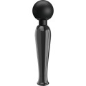 Vibratore wand ricaricabile Pretty Love Skyler nero, LCDMassaggiatore Magic Wand