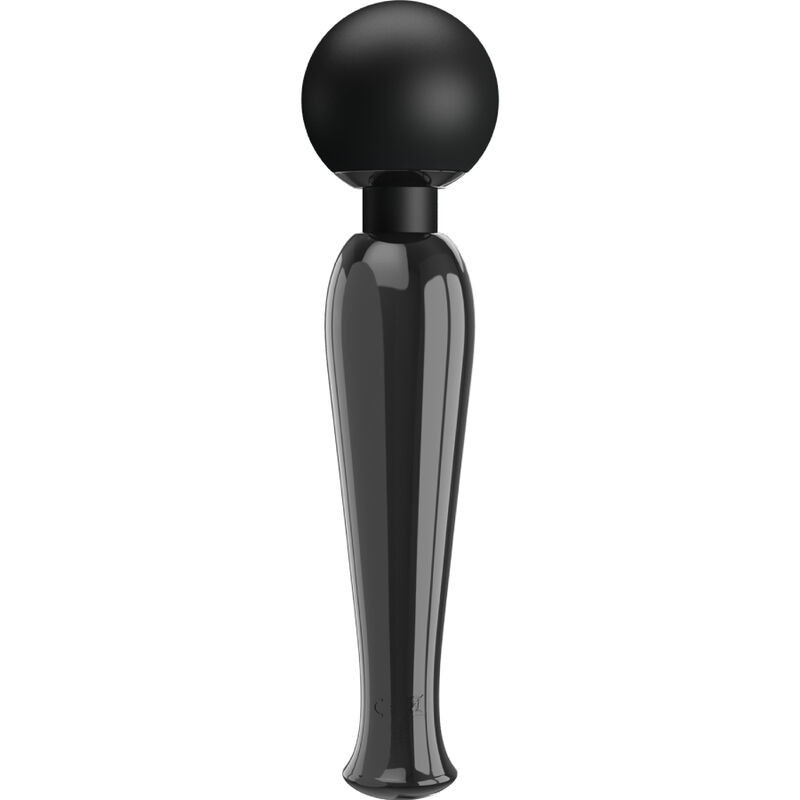 Vibromasseur wand rechargeable Skyler Pretty Love noir, LCDMasseur Magic Wand