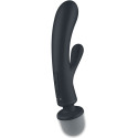 Vibrador rabbit 2 en 1 Satisfyer Triple Lover rosa 3 motoresMasajista Magic Wand
