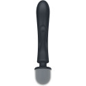 Vibrador rabbit 2 em 1 Satisfyer Triple Lover rosa 3 motoresMassagista Magic Wand