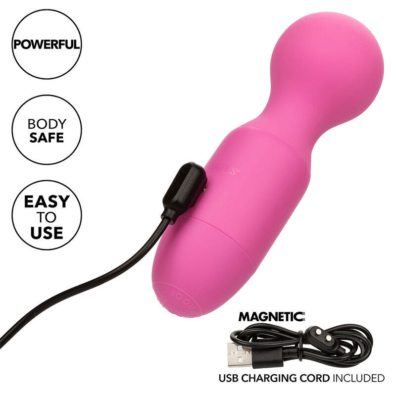 Estimulador recargable principiante 10 modos impermeable violetaMasajista Magic Wand