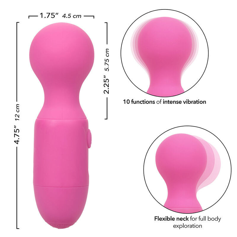 Wasserdichter Einsteiger-Reizvibrator 10 Modi violett CalExoticsMasseur Magic Wand