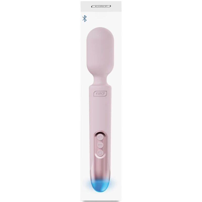Kiiroo ProWand connected wand vibrator, silicone, LEDMassagist Magic Wand
