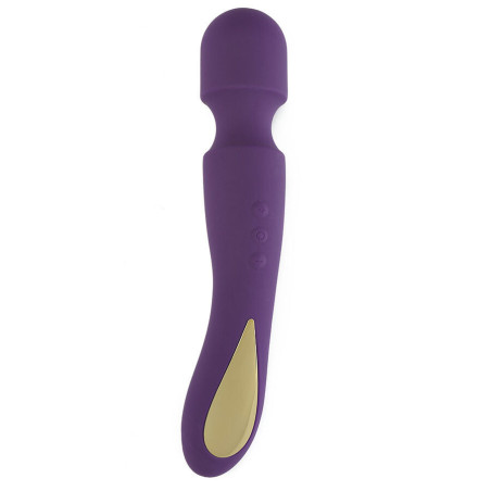 Vibrador tipo varita Zenith Light violeta con LED multicolor ToyJoyMasajista Magic Wand