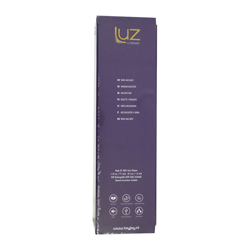 Zenith Light ToyJoy Wand-Vibrator violett mit Multicolor-LEDMasseur Magic Wand