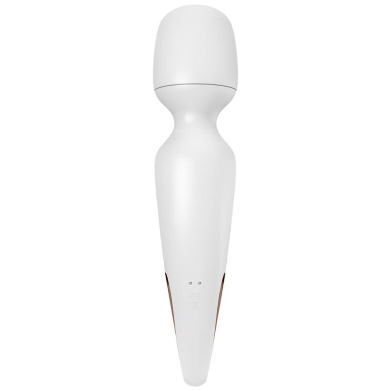 Wand masajeador vibratorio Satisfyer Wand-erland negro XXLMasajista Magic Wand