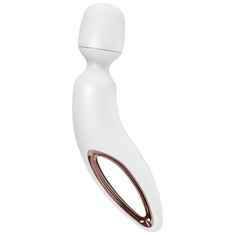Wand masajeador vibratorio Satisfyer Wand-erland negro XXLMasajista Magic Wand