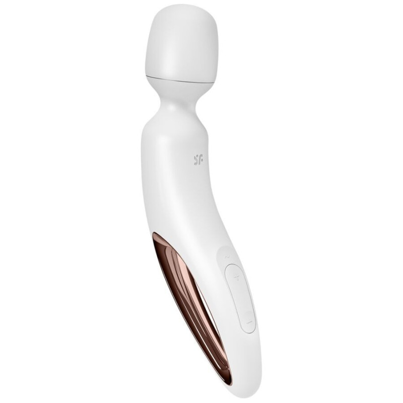 Wand masajeador vibratorio Satisfyer Wand-erland negro XXLMasajista Magic Wand