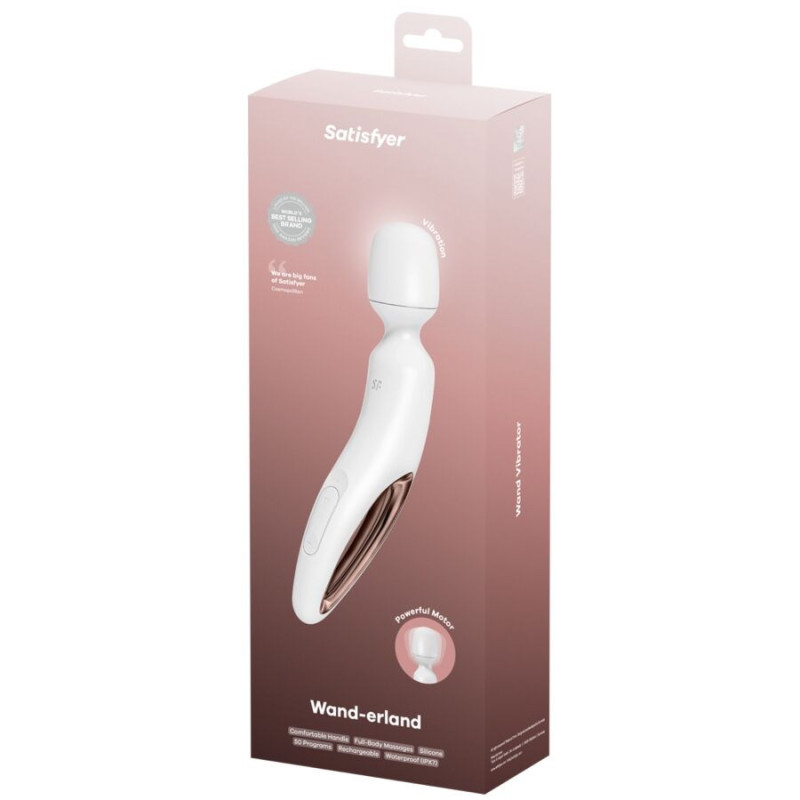 Satisfyer Wand-erland XXL Vibrations-Massagestab schwarzMasseur Magic Wand