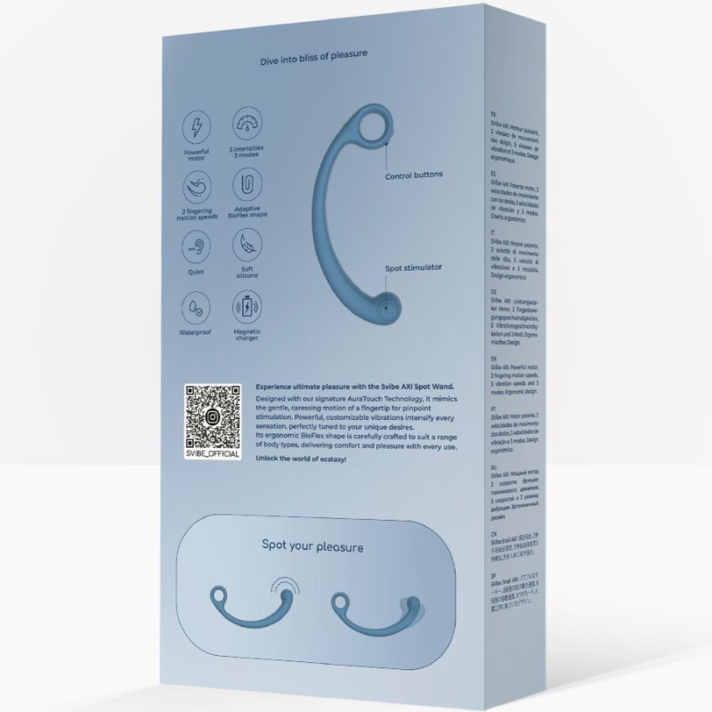 SVibe AXI P C G stimulator with vibrations and AuraTouchMassagist Magic Wand