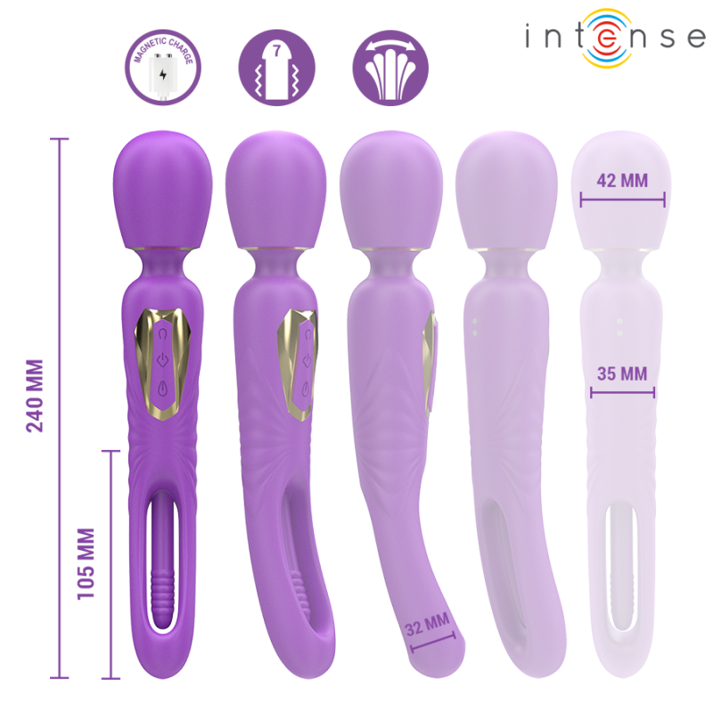 Christy Vibrations-Wand mit Schwingzunge, wasserdichtMasseur Magic Wand