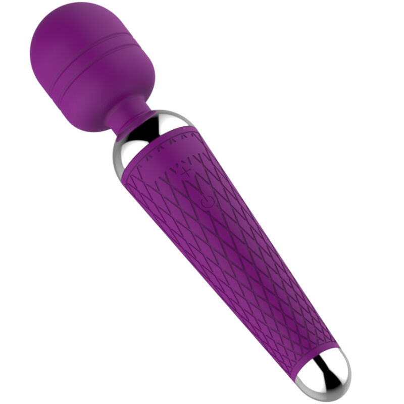 Armony purple waterproof flexible vibrator with soft headMassagist Magic Wand