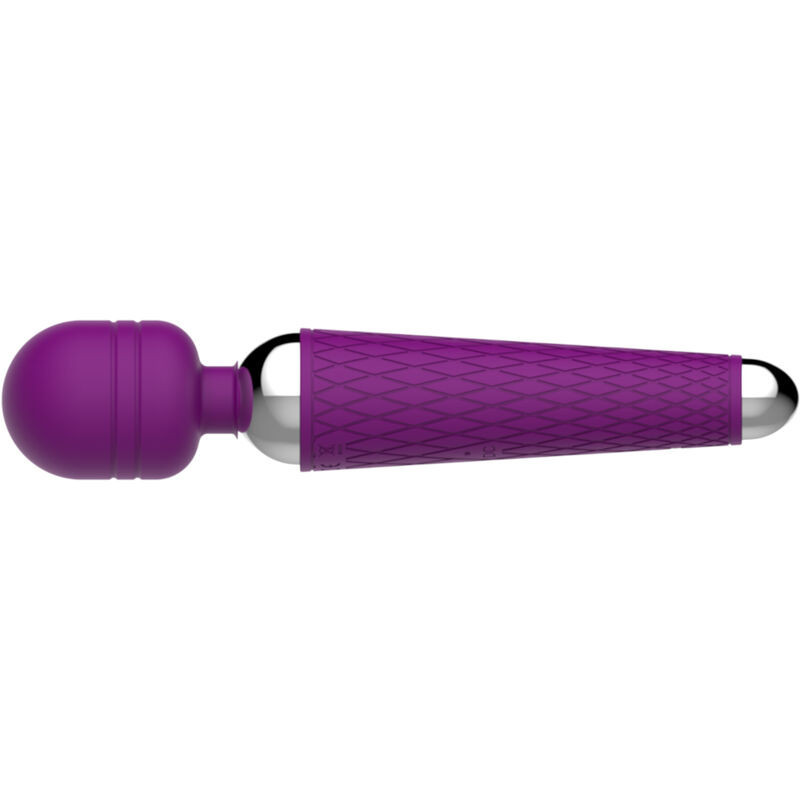Vibromasseur flexible étanche Armony violet avec tête soupleMasseur Magic Wand