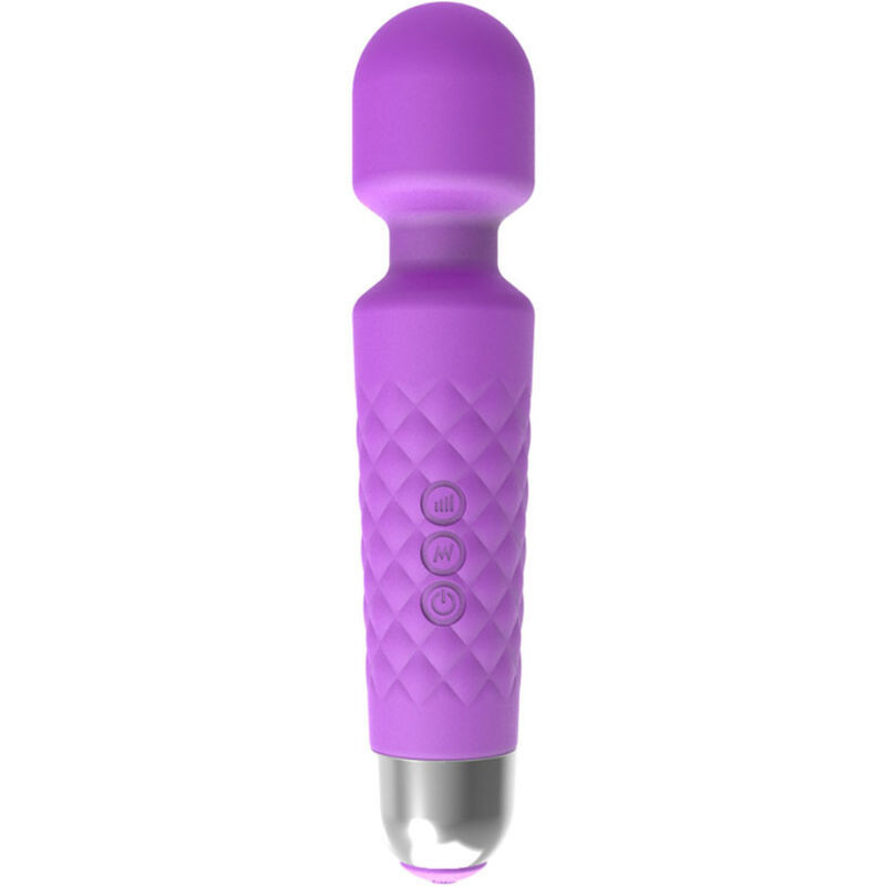 Purple compact vibrator ARMONY Mini Massager, 18 modesMassagist Magic Wand
