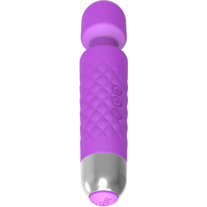 Vibrador compacto violeta ARMONY Mini Massager 18 modosMasajista Magic Wand